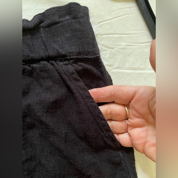 Blank NYC Women Black Rayon Casual Crop Pants Size large - Picture 7 of 7
